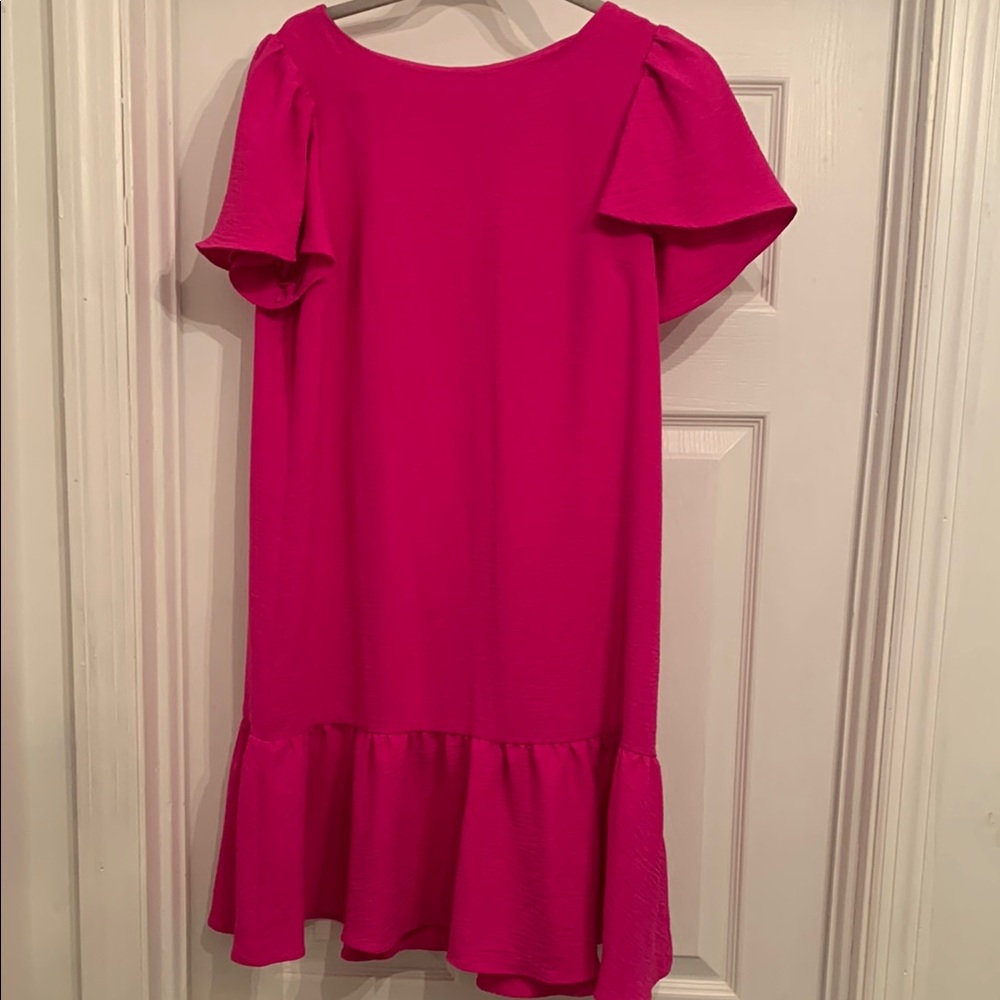 Vibrant Pink DKNY mini dress